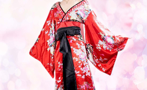 花魁風着物ドレス